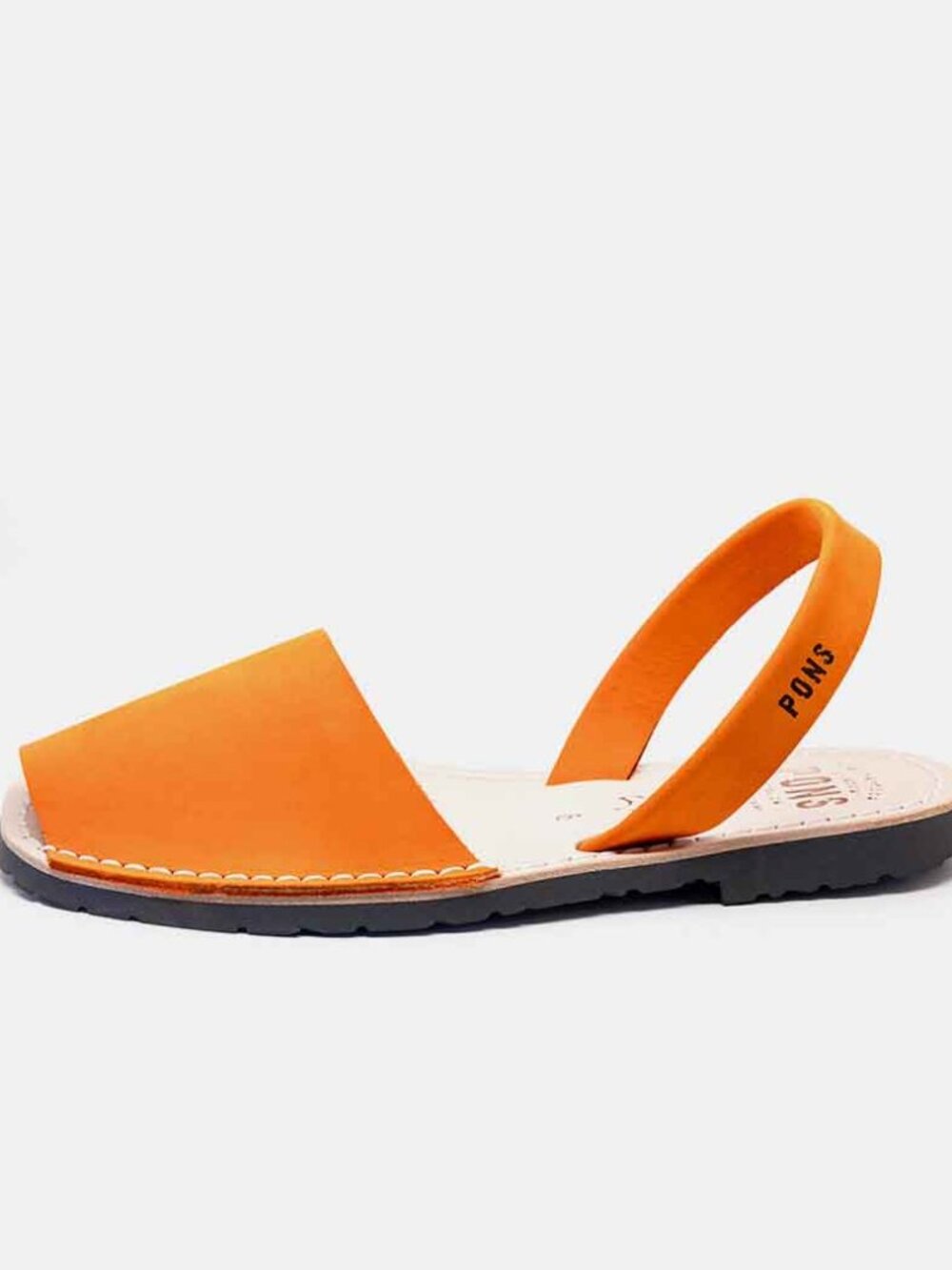 Pons Avarcas  Classic Style Sandal, Peach Leather  Women Size 6       NWT